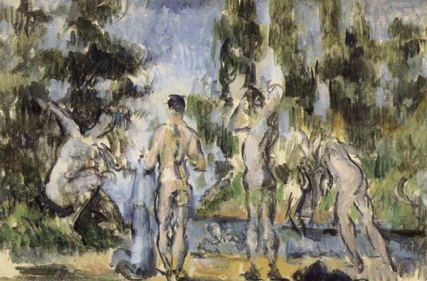 Paul Cezanne Baigneurs oil painting picture